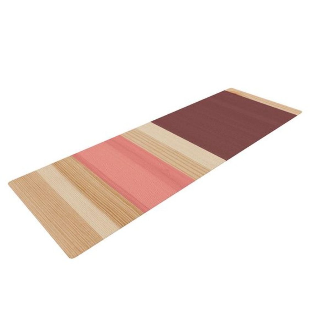 Red Pink Yoga Mat 72" x 24"